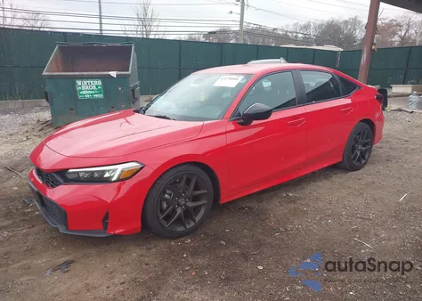 2025 Honda Civic Sport z USA, uszkodzony, nr VIN 2HGFE2F59SH572095